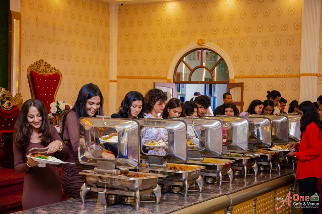 Hotel A-One banquet buffe, banquet menu in kathmandu